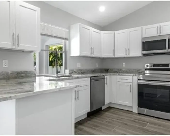 Remodeled kitchen interior in a Cape Coral home